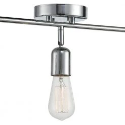 Pearson 19 in. 3-Light Chrome Track Lighting Kit by Globe Electric -Deals Globe Electric Store chrome globe electric track lighting kits 59644 c3 1000