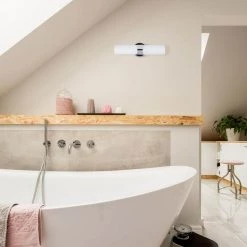 Champagne 2-Light Chrome Adjustable Bath Vanity Light by Globe Electric -Deals Globe Electric Store chrome globe electric vanity lighting 50769 44 1000