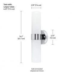 Champagne 2-Light Chrome Adjustable Bath Vanity Light by Globe Electric -Deals Globe Electric Store chrome globe electric vanity lighting 50769 fa 1000