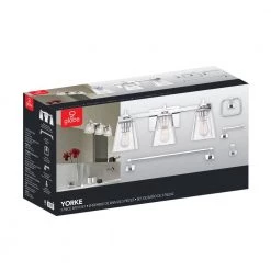 Yorke 5-Piece Chrome All-In-One Vanity Light Set by Globe Electric -Deals Globe Electric Store chrome globe electric vanity lighting 51413 76 1000