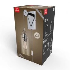 Allen 1-Light Chrome Plug-In or Hardwire Wall Sconce with 6 ft. Cord by Globe Electric 16 Allen 1-Light Chrome Plug-In or Hardwire Wall Sconce with 6 ft. Cord by Globe Electric -Deals Globe Electric Store chrome globe electric wall sconces 51792 76 1000