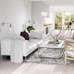 Parker 1-Light Chrome Plug-In or Hardwire Swing Arm Wall Sconce with 6 ft. Cord by Globe Electric 17 Parker 1-Light Chrome Plug-In or Hardwire Swing Arm Wall Sconce with 6 ft. Cord by Globe Electric -Deals Globe Electric Store chrome globe electric wall sconces 51795 31 1000