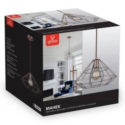 Mahek 1-Light Copper Wire Cage Pendant by Globe Electric -Deals Globe Electric Store copper globe electric chandeliers 65218 44 1000