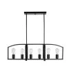 Marin 6-Light Dark Bronze Chandelier by Globe Electric