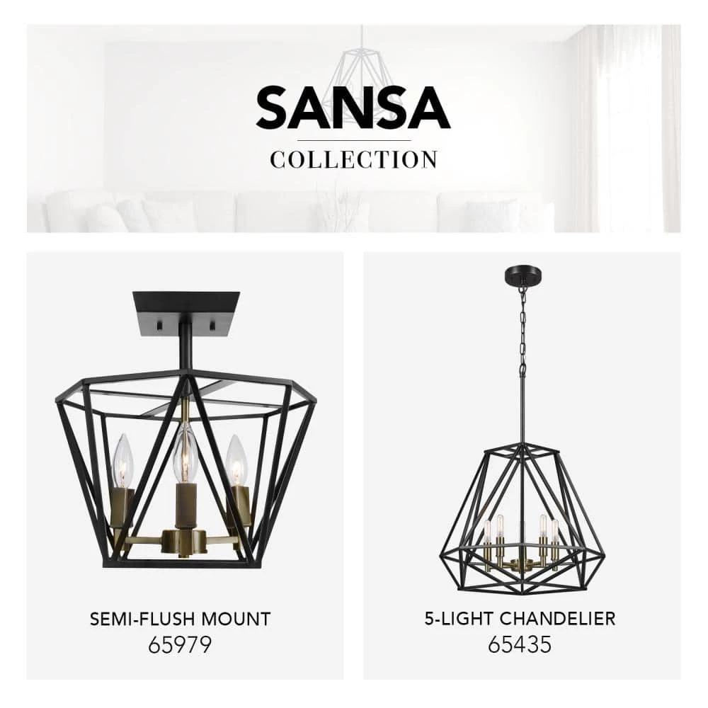 Sansa 5-Light Dark Bronze Chandelier by Globe Electric 10 Sansa 5-Light Dark Bronze Chandelier by Globe Electric - Image 10
