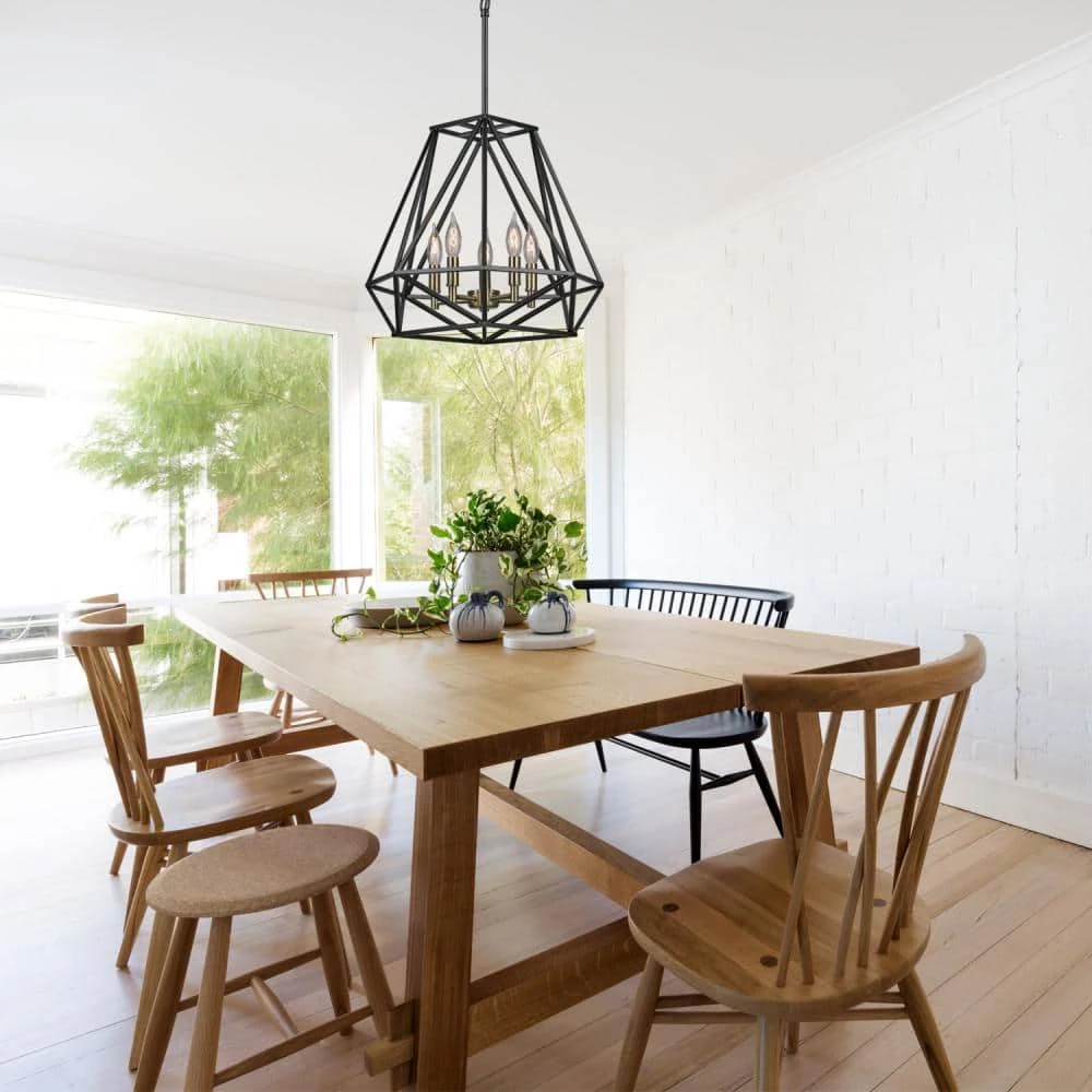 Sansa 5-Light Dark Bronze Chandelier by Globe Electric 2 Sansa 5-Light Dark Bronze Chandelier by Globe Electric - Image 2