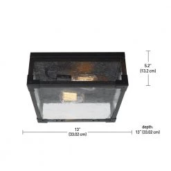 Williamsburg 2-Light Dark Bronze Flush Mount Light by Globe Electric 10 Williamsburg 2-Light Dark Bronze Flush Mount Light by Globe Electric -Deals Globe Electric Store dark bronze globe electric flush mount lights 65917 44 1000