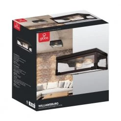 Williamsburg 2-Light Dark Bronze Flush Mount Light by Globe Electric 11 Williamsburg 2-Light Dark Bronze Flush Mount Light by Globe Electric -Deals Globe Electric Store dark bronze globe electric flush mount lights 65917 fa 1000