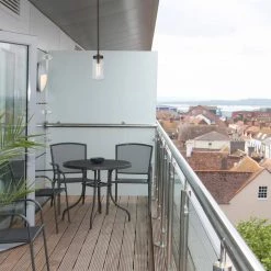 Tyson 1-Light Dark Bronze Outdoor Indoor Pendant with Clear Seeded Glass Shade, Incandescent Bulb Included by Globe Electric -Deals Globe Electric Store dark bronze globe electric outdoor pendant lights 44616 31 1000