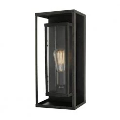 Montague 1-Light Bronze Outdoor Wall Lantern Sconce by Globe Electric