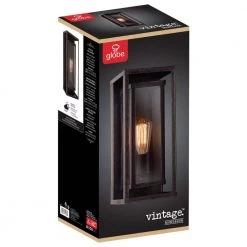 Montague 1-Light Bronze Outdoor Wall Lantern Sconce by Globe Electric -Deals Globe Electric Store dark bronze globe electric outdoor sconces 44307 76 1000