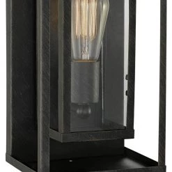 Montague 1-Light Bronze Outdoor Wall Lantern Sconce by Globe Electric -Deals Globe Electric Store dark bronze globe electric outdoor sconces 44307 c3 1000