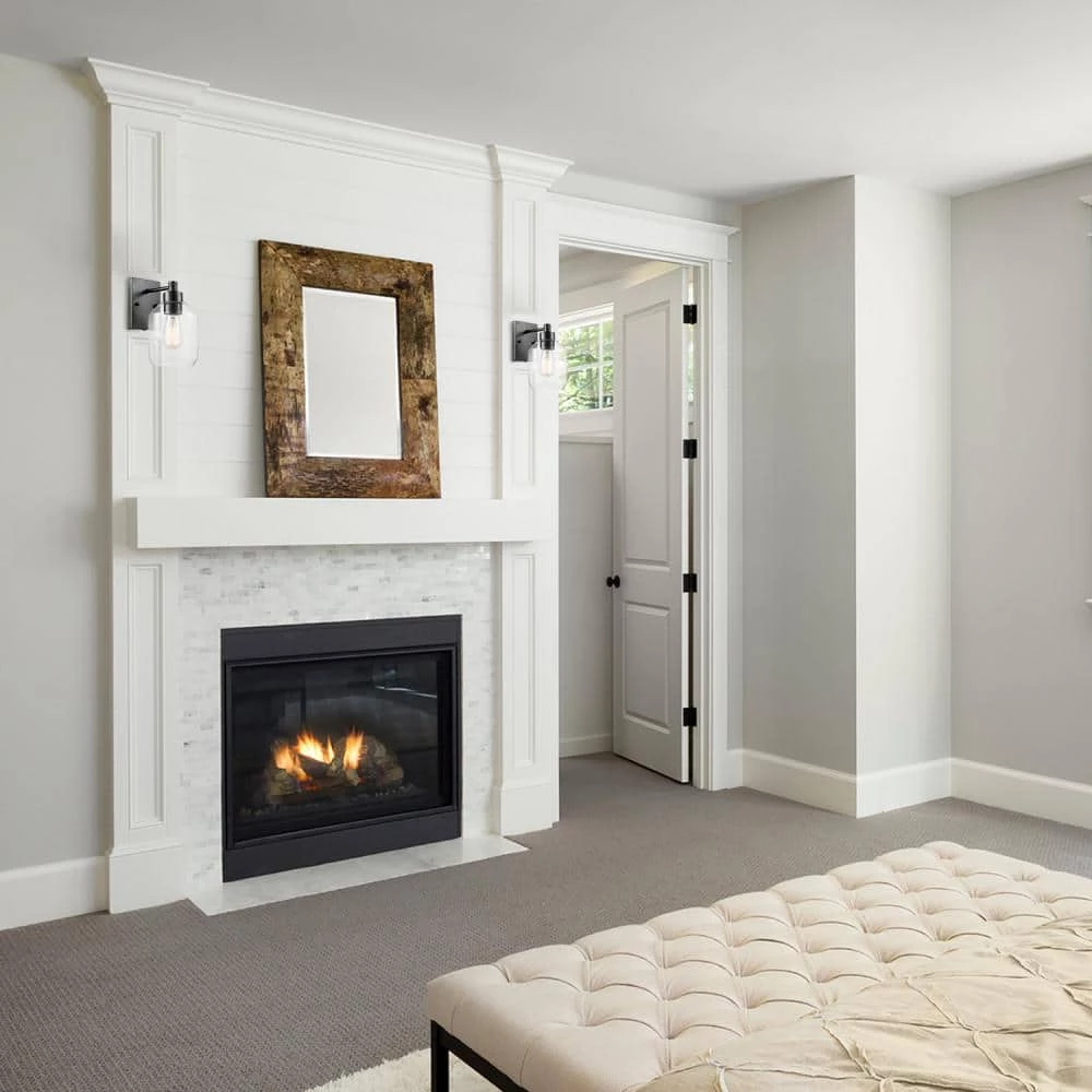 Middleton 1-Light Dark Bronze Plug-In or Hardwire Modern Wall Sconce by Globe Electric 2 Middleton 1-Light Dark Bronze Plug-In or Hardwire Modern Wall Sconce by Globe Electric - Image 2