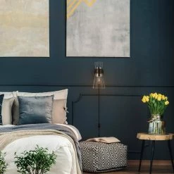 Harris 1-Light Dark Bronze Plug-In or Hardwire Wall Sconce with Clear Glass Shade and 6 ft. Cord by Globe Electric -Deals Globe Electric Store dark bronze globe electric wall sconces 51793 31 1000