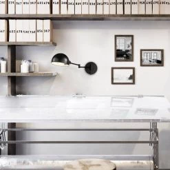 Jones 1-Light Dark Bronze Plug-In or Hardwire Wall Sconce with 6 ft. Cord 15 ft. Black Fabric Cord by Globe Electric 12 Jones 1-Light Dark Bronze Plug-In or Hardwire Wall Sconce with 6 ft. Cord 15 ft. Black Fabric Cord by Globe Electric -Deals Globe Electric Store dark bronze globe electric wall sconces 51796 4f 1000