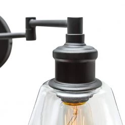 LeClair 1-Light Dark Bronze Plug-In or Hardwire Industrial Wall Sconce by Globe Electric -Deals Globe Electric Store dark bronze globe electric wall sconces 65311 c3 1000