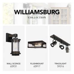 Williamsburg 1-Light Dark Bronze Sconce by Globe Electric 11 Williamsburg 1-Light Dark Bronze Sconce by Globe Electric -Deals Globe Electric Store dark bronze globe electric wall sconces 65931 fa 1000