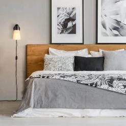 Gaumond 1-Light Dark Bronze Plug-In or Hardwired Wall Sconce with Frosted Glass Shade and CEC Title 20 LED Bulb Included by Globe Electric -Deals Globe Electric Store dark bronze globe electric wall sconces 91000549 c3 1000