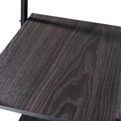 Collins 61 in. Dark Walnut Finish Shelf Floor Lamp with CEC Title 20 LED Bulb Included by Globe Electric -Deals Globe Electric Store dark walnut globe electric floor lamps 67085 c3 1000