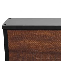 Johnnie 28-Watt Integrated LED Faux Wood Dimmable Pendant Lighting with Matte Black Accents by Globe Electric -Deals Globe Electric Store faux wood globe electric chandeliers 60334 44 1000