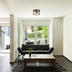 Daniel 11.9 in. 3-Light Faux Wood Flush Mount with Matte Black Accents and Clear Glass Shade by Globe Electric 14 Daniel 11.9 in. 3-Light Faux Wood Flush Mount with Matte Black Accents and Clear Glass Shade by Globe Electric -Deals Globe Electric Store faux wood globe electric flush mount lights 61022 1f 1000