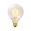60 Watt G30 Dimmable Cage Filament Vintage Edison Incandescent Light Bulb, Warm Candle Light by Globe Electric
