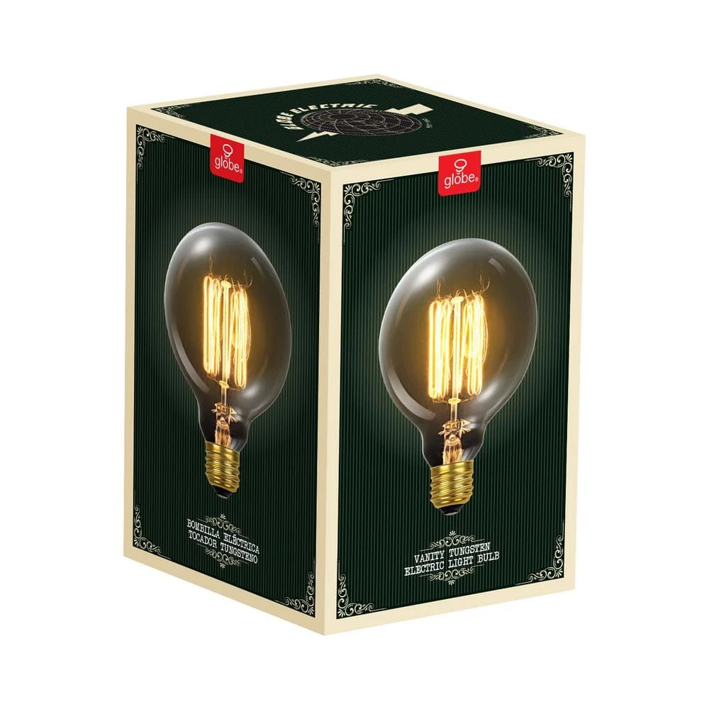 60 Watt G30 Dimmable Cage Filament Vintage Edison Incandescent Light Bulb, Warm Candle Light by Globe Electric 7 60 Watt G30 Dimmable Cage Filament Vintage Edison Incandescent Light Bulb, Warm Candle Light by Globe Electric - Image 7