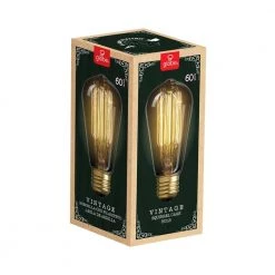 60 Watt S60 Dimmable Cage Filament Vintage Edison Incandescent Light Bulb, Warm Candle Light by Globe Electric 13 60 Watt S60 Dimmable Cage Filament Vintage Edison Incandescent Light Bulb, Warm Candle Light by Globe Electric -Deals Globe Electric Store globe electric edison bulbs 01321 76 1000