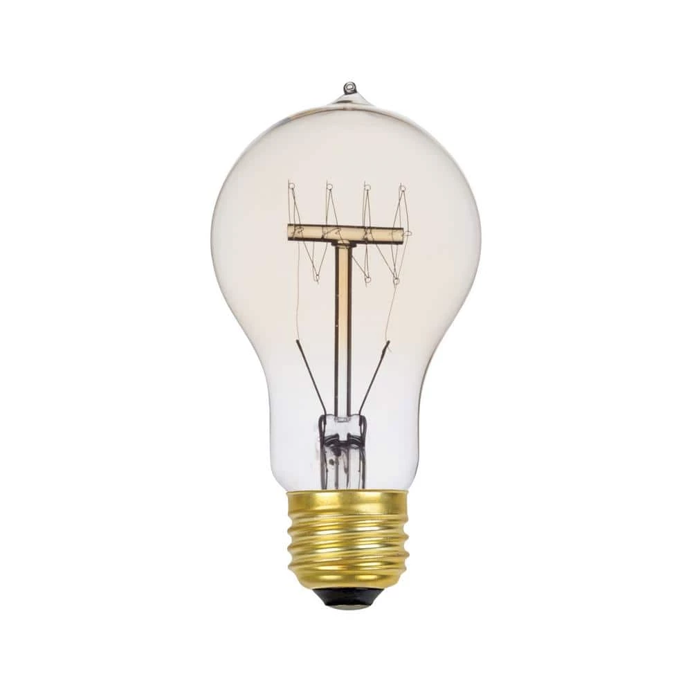 60 Watt A19 Dimmable Cage Filament Vintage Edison Incandescent Light Bulb, Warm Candle Light by Globe Electric 1 60 Watt A19 Dimmable Cage Filament Vintage Edison Incandescent Light Bulb, Warm Candle Light by Globe Electric