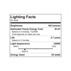 25 Watt CA10 Dimmable Vintage Edison Incandescent Light Bulb, Warm Candle Light (4-Pack) by Globe Electric -Deals Globe Electric Store globe electric edison bulbs 01327 44 1000