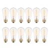 40 Watt S60 Dimmable Cage Filament Vintage Edison Incandescent Light Bulb, Soft White Light (12-Pack) by Globe Electric