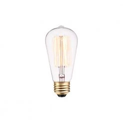 40 Watt S60 Dimmable Cage Filament Vintage Edison Incandescent Light Bulb, Soft White Light (12-Pack) by Globe Electric -Deals Globe Electric Store globe electric edison bulbs 313242 c3 1000