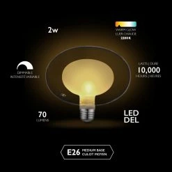 Luxe 10-Watt Equivalent G125 Dimmable LED Light Bulb in Warm White by Globe Electric -Deals Globe Electric Store globe electric edison bulbs 35629 1f 1000