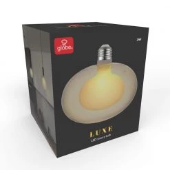 Luxe 10-Watt Equivalent G125 Dimmable LED Light Bulb in Warm White by Globe Electric -Deals Globe Electric Store globe electric edison bulbs 35629 76 1000