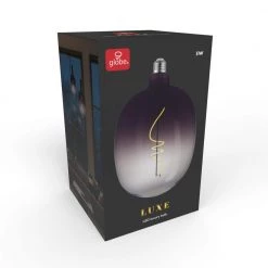 25 Watt Equivalent Luxe Dimmable Spiral Filament Vintage Edison LED Light Bulb, Warm Amber Light by Globe Electric -Deals Globe Electric Store globe electric edison bulbs 35654 fa 1000