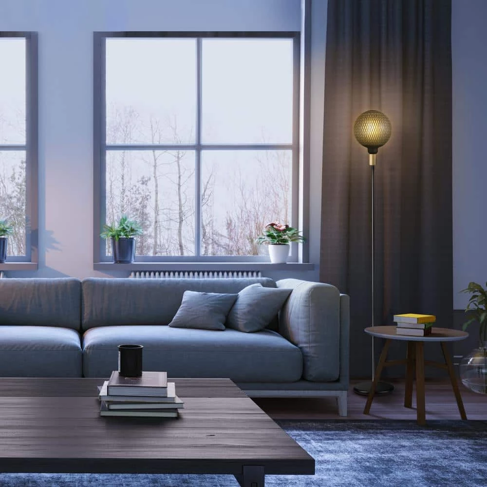 Moderna 40-Watt Equivalent E26 Base G200 Shape Luxury Oversized Frosted LED Filament Light Bulb, Black Diamond Design by Globe Electric 4 Moderna 40-Watt Equivalent E26 Base G200 Shape Luxury Oversized Frosted LED Filament Light Bulb, Black Diamond Design by Globe Electric - Image 4