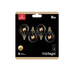 5 Watt G12 Dimmable Vintage Edison Incandescent Light Bulb, Warm Candle Light (20-Pack) by Globe Electric -Deals Globe Electric Store globe electric edison bulbs 80261 fa 1000