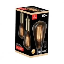 60 Watt S-Shape Dimmable Cage Filament Vintage Edison Incandescent Light Bulb, Warm Candle Light by Globe Electric -Deals Globe Electric Store globe electric edison bulbs 83008 1f 1000