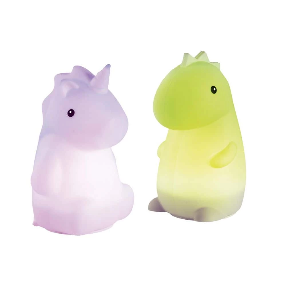 Rylie Unicorn MultiColor changing Integrated LED Rechargeable Silicone Night Light Lamp, White by Globe Electric 2 Rylie Unicorn MultiColor changing Integrated LED Rechargeable Silicone Night Light Lamp, White by Globe Electric - Image 2