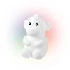 Marley Monkey Multi-Color Changing Integrated LED Rechargeable Silicone Night Light Lamp, White by Globe Electric