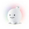 Ollie Octopus Multi-Color Changing Integrated LED Rechargeable Silicone Night Light Lamp, White by Globe Electric