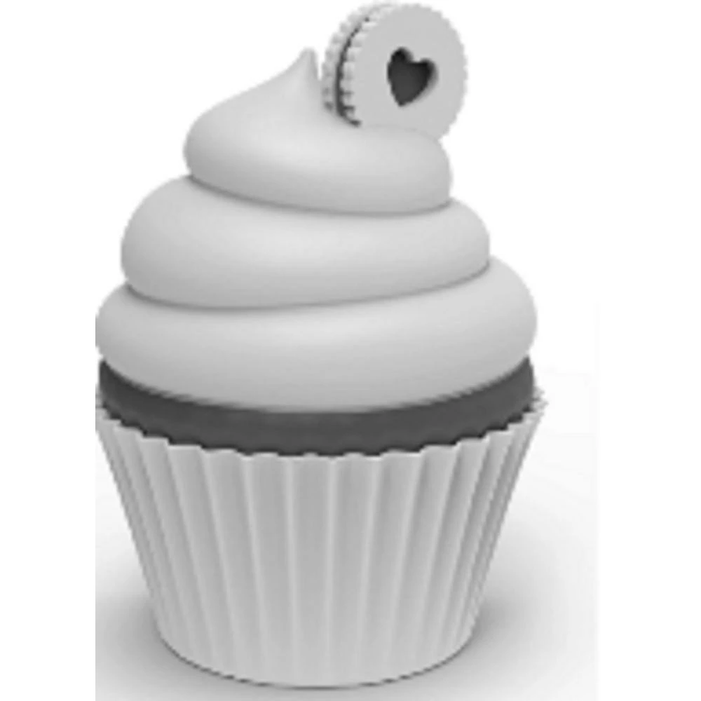 Cupcake Multi-Color Changing Integrated LED Rechargeable Silicone Night Light Lamp, White by Globe Electric 1 Cupcake Multi-Color Changing Integrated LED Rechargeable Silicone Night Light Lamp, White by Globe Electric