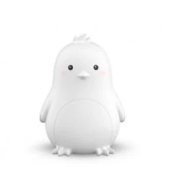 Chick Multi-Color Changing Integrated LED Rechargeable Silicone Night Light Lamp, White by Globe Electric