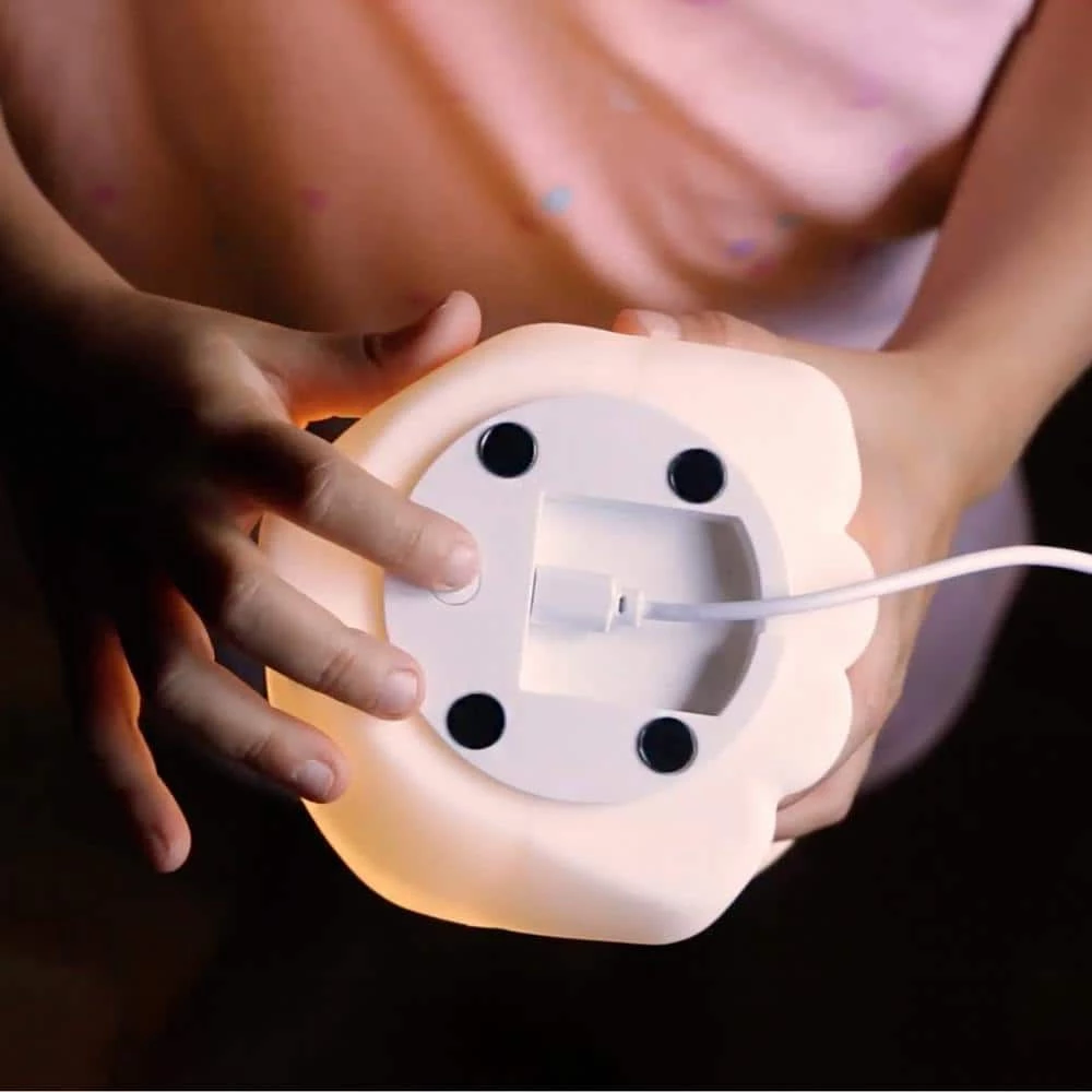 Emma Unicorn Multi-Color Changing Integrated LED Rechargeable Silicone Night Light Lamp, White by Globe Electric 8 Emma Unicorn Multi-Color Changing Integrated LED Rechargeable Silicone Night Light Lamp, White by Globe Electric - Image 8