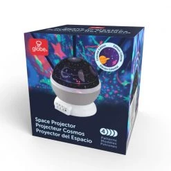 0.6-Watt LED Integrated Color Changing Space Projector Nightlight with Interchangeable Projection Patterns by Globe Electric -Deals Globe Electric Store globe electric led night lights 91002796 76 1000