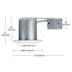 5 in. White Recessed Shower Light Fixture by Globe Electric -Deals Globe Electric Store globe electric recessed lighting kits 90036 fa 1000