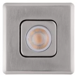 4 in. Brushed Steel Recessed Square Directional Lighting Kit by Globe Electric -Deals Globe Electric Store globe electric recessed lighting kits 90039 44 1000