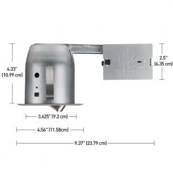 4 in. Brushed Steel Recessed Square Directional Lighting Kit by Globe Electric -Deals Globe Electric Store globe electric recessed lighting kits 90039 fa 1000