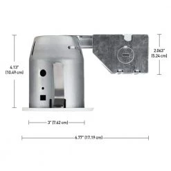 3 in. White IC Rated Dimmable Recessed Lighting Kit, LED Bulbs Included (4-Pack) by Globe Electric -Deals Globe Electric Store globe electric recessed lighting kits 90718 4f 1000