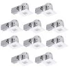 4 in. New Construction and Remodel White Die-Cast Recessed Lighting Kit (10-Pack) by Globe Electric